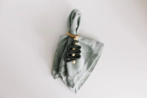 Dupla de Porta Guardanapo Xmas Green