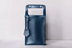 Porta Garrafas Duplo Azul Marinho