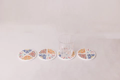 Conjunto com 04 Porta Copos Sintra