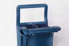 Porta Garrafas Duplo Azul Marinho - comprar online