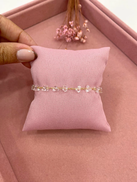 Pulseira Delicada Transparente