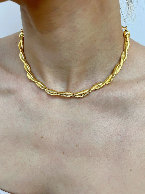 Choker Trançada
