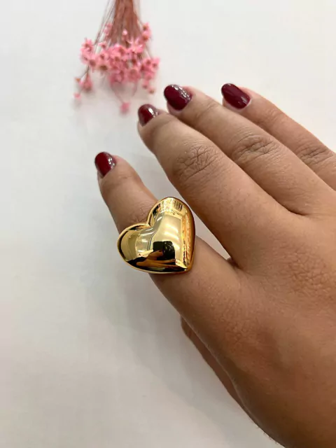 Anel Coração Grande