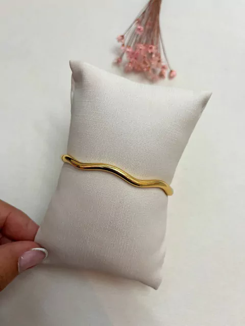 Bracelete Onda Ouro