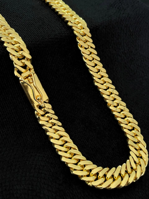 Corrente Grumet Dupla fecho gaveta - 13mm - 180g - 70cm - comprar online