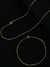 Kit Corrente + Pulseira Cadeado 1mm