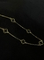 Corrente Trevo Preto 2mm - 5g - 55cm - comprar online