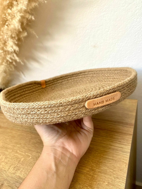 Centro de mesa de Yute