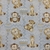Tricoline Safari Baby Azul- 0,50x 1,50m
