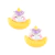 Aplique de Resina - AI - Unicornio x 5 unidades - CandyCraft Souvenirs en Once