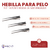 Hebilla para Pelo N3 4.6 cm Bolson x 500unid - comprar online