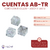 Cuentas AB-TR Cubo con Angulos 12mm x Bolson 500gr - 560u - CandyCraft Souvenirs en Once