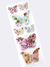 Imagen de Mariposas Autoadhesivas Estampadas x 7 unidades