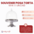 Mini Posa Torta con Pie Chico Metalizado - comprar online