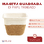 Maceta Cuadrada 10cm Decorada con Papel Trensado - comprar online