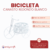 Bicicleta Canasto Redondo Blanco - comprar online