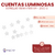 Cuentas Luminosas Estrellitas 10mm x Bolson 500gr 2000u - CandyCraft Souvenirs en Once