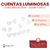 Cuentas Luminosas Corazones 8x10mm x Bolson 500gr 1300u en internet