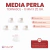 Media Perla Tornasol 6mm 460u x 25gr - CandyCraft