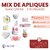 Apliques - Mix Blanco/Rosa x10u SKU 1541 - CandyCraft Souvenirs en Once