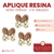 Aplique de Resina Moño Vintage x 10 unidades en internet