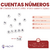 Cuentas Numeros Redondos 6mm x Bolson 500gr 3200u - tienda online