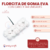 Florcitas de Goma Eva con cabo x 144 unidades - comprar online