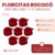 Florcitas Rococo Mini sin cabo x 72 unidades - CandyCraft Souvenirs en Once