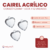 Cairel Acrilico Corazon 25mm x12 unidades en internet