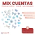 Mix de Cuentas Premium Celeste x 500grs - 420 unidades en internet