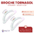 Broche Tornasol Ovalado 10cm x 4cm - CandyCraft Souvenirs en Once