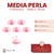 Imagen de Media Perla Tornasol 6mm 460u x 25gr
