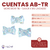Cuentas AB-TR Moño Bow Tie 22x15mm x Bolson 500gr - 185 unidades - tienda online