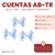 Cuentas AB-TR Moño Gift 29x22mm x 5 unidades - CandyCraft Souvenirs en Once