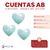 Cuentas AB Corazones 19mm x Bolson 500gr - 250 unidades - comprar online