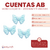 Cuentas AB Moño Coquette 29x23mm x 5 unidades - CandyCraft Souvenirs en Once