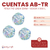 Cuentas AB-TR Perla Trenzada 12mm x Bolson 500gr - 960u - tienda online
