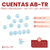 Cuentas AB-TR Perla Craquelada 20mm x Bolson 500gr - 200u - CandyCraft Souvenirs en Once
