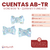 Cuentas AB-TR Moño Bow Tie 22x15mm x 5 unidades - CandyCraft Souvenirs en Once