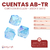 Imagen de Cuentas AB-TR Cubo con Angulos 12mm x Bolson 500gr - 560u