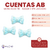 Cuentas AB Moño Bow Tie 22x15mm x Bolson 500gr - 185 unidades - comprar online