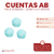 Cuentas AB Perla Trenzada 20mm x 25gr - 12 unidades - CandyCraft Souvenirs en Once