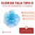 Imagen de Flores de Tela Tipo C x unidad