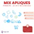 Mix de Apliques Rainbow x 25gr 190 unidades