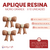 Aplique de Resina Moño Grande x10 unidades - comprar online