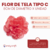 Flores de Tela Tipo C x unidad