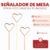 Señalador de Mesa Porta Foto Tarjeta x 10 unidades - comprar online