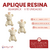 Aplique Charm Bearbrick x10 unidades - CandyCraft Souvenirs en Once