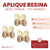 Aplique de Resina Moño Vintage x 10 unidades - comprar online