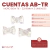 Cuentas AB-TR Moño Bow Tie 22x15mm x 5 unidades - tienda online